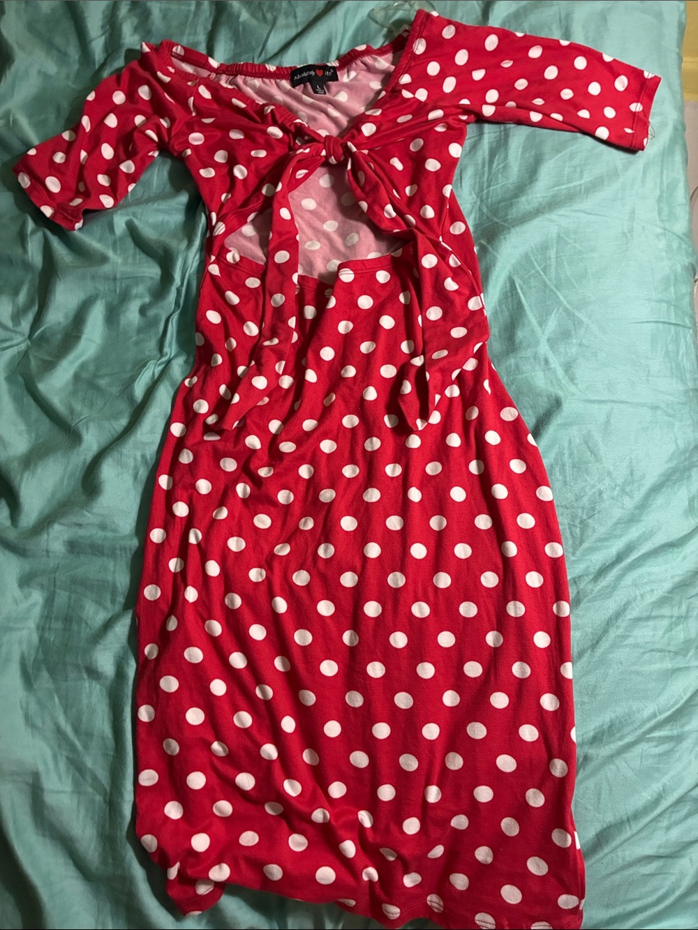 pin up Red White Polkadot Dress